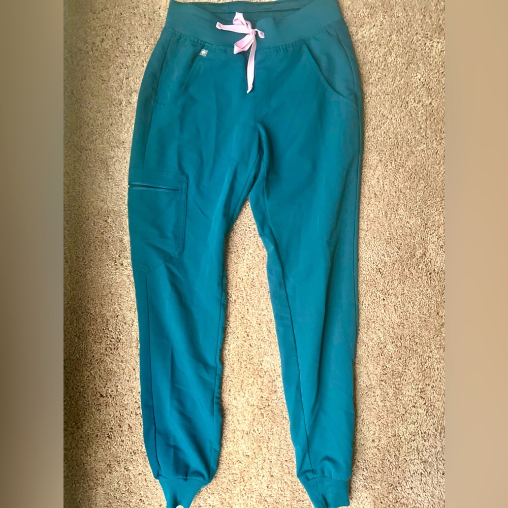 Figs Zamora Joggers in Caribbean blue XXS